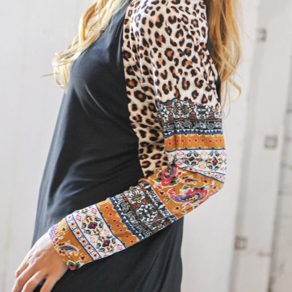 💜 New Aztec Sleeve Top - Picture 4 of 5
